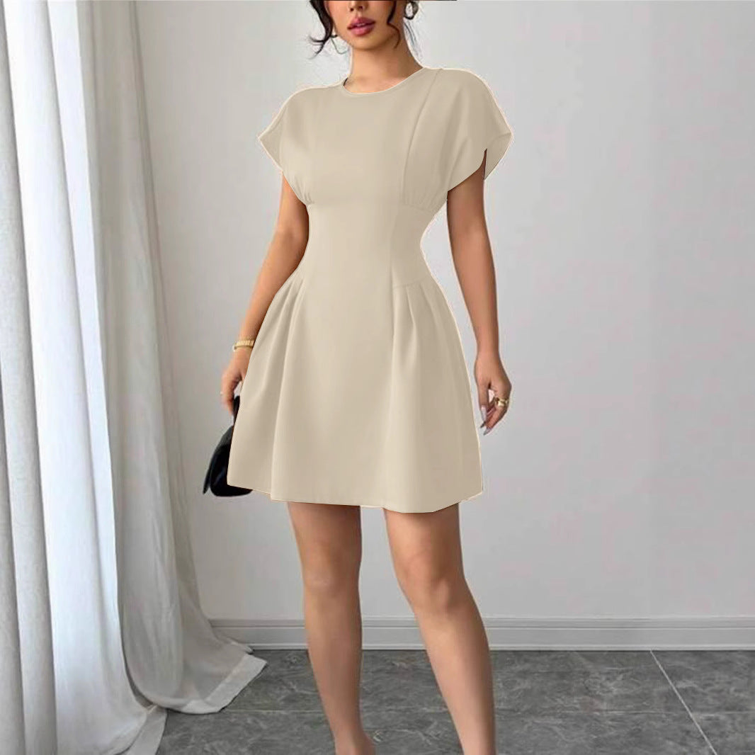 Damen Wickelkleid mit elegantem Schnitt und fließendem Rock