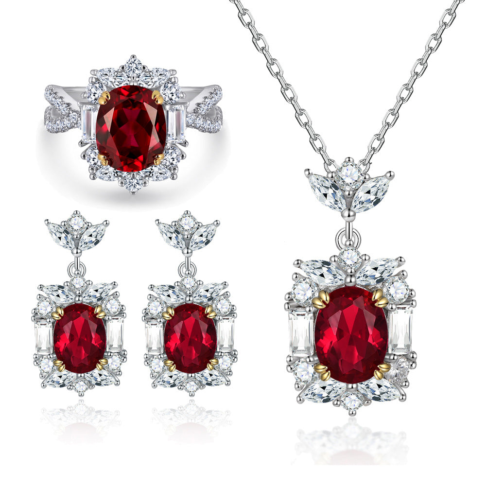 Damen Ehering Set mit modernem, geschwungenem Design und funkelnden Zirkonia Shop Nory