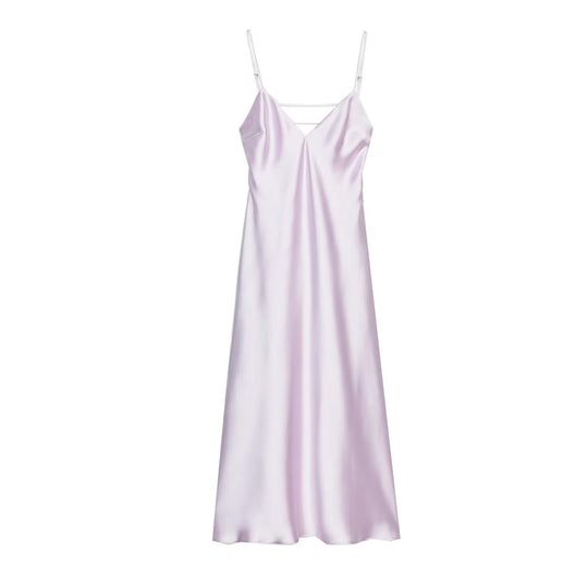 Damen Sommerliches Spaghettiträgerkleid mit schmeichelndem Schnitt und fließendem Stoff