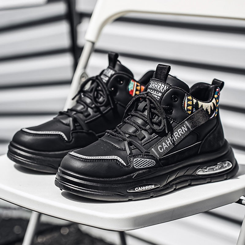 Herren hochgeschnittene Streetstyle-Sneaker mit Luftkapsel-Zwischensohle und tribal-gepolsterter Knöchelmanschette Shop Nory