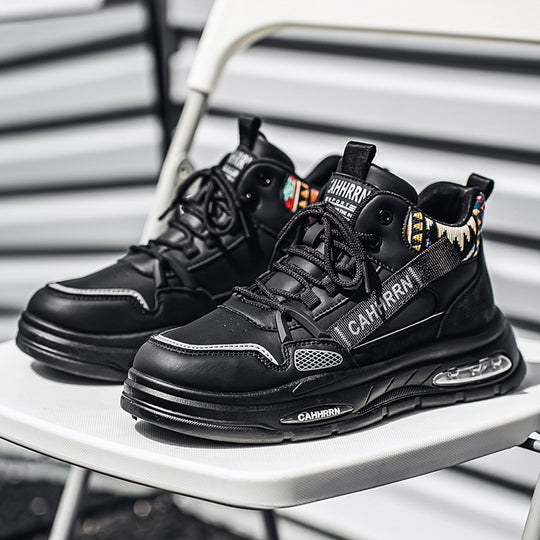 Herren hochgeschnittene Streetstyle-Sneaker mit Luftkapsel-Zwischensohle und tribal-gepolsterter Knöchelmanschette Shop Nory