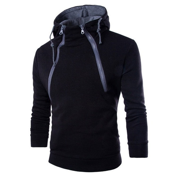 Herren moderne Kapuzenpullover mit praktischem Reißverschluss