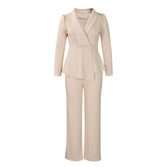 Damen Elegantes Blazer-Hosen-Set