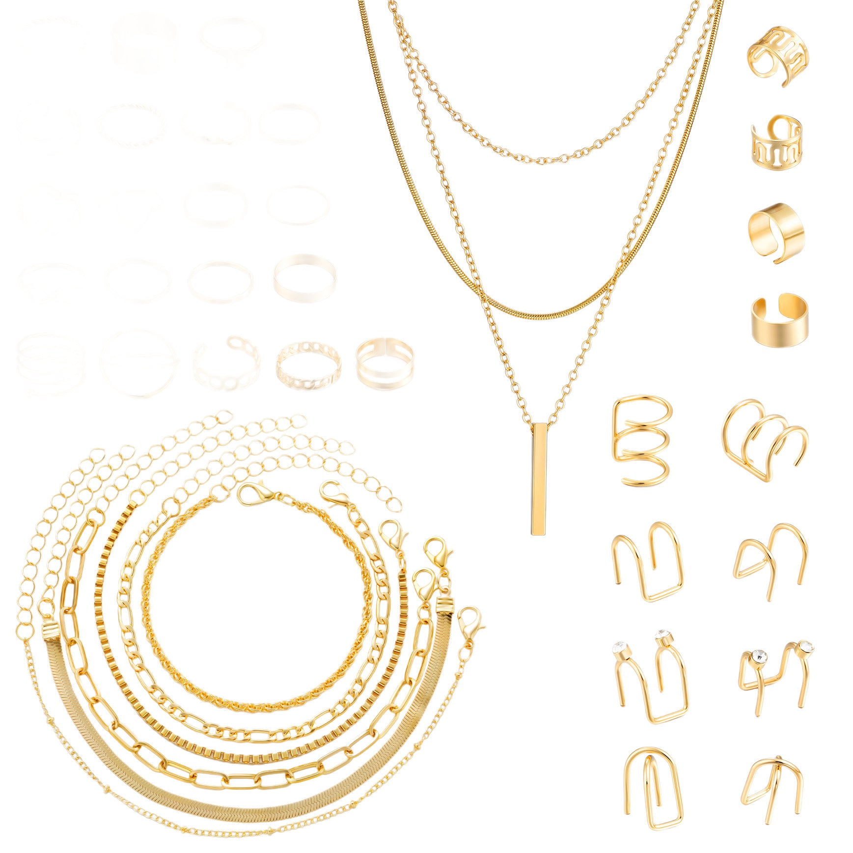 Damen Ring-Set mit kreativen Designs und eleganten Details Shop Nory