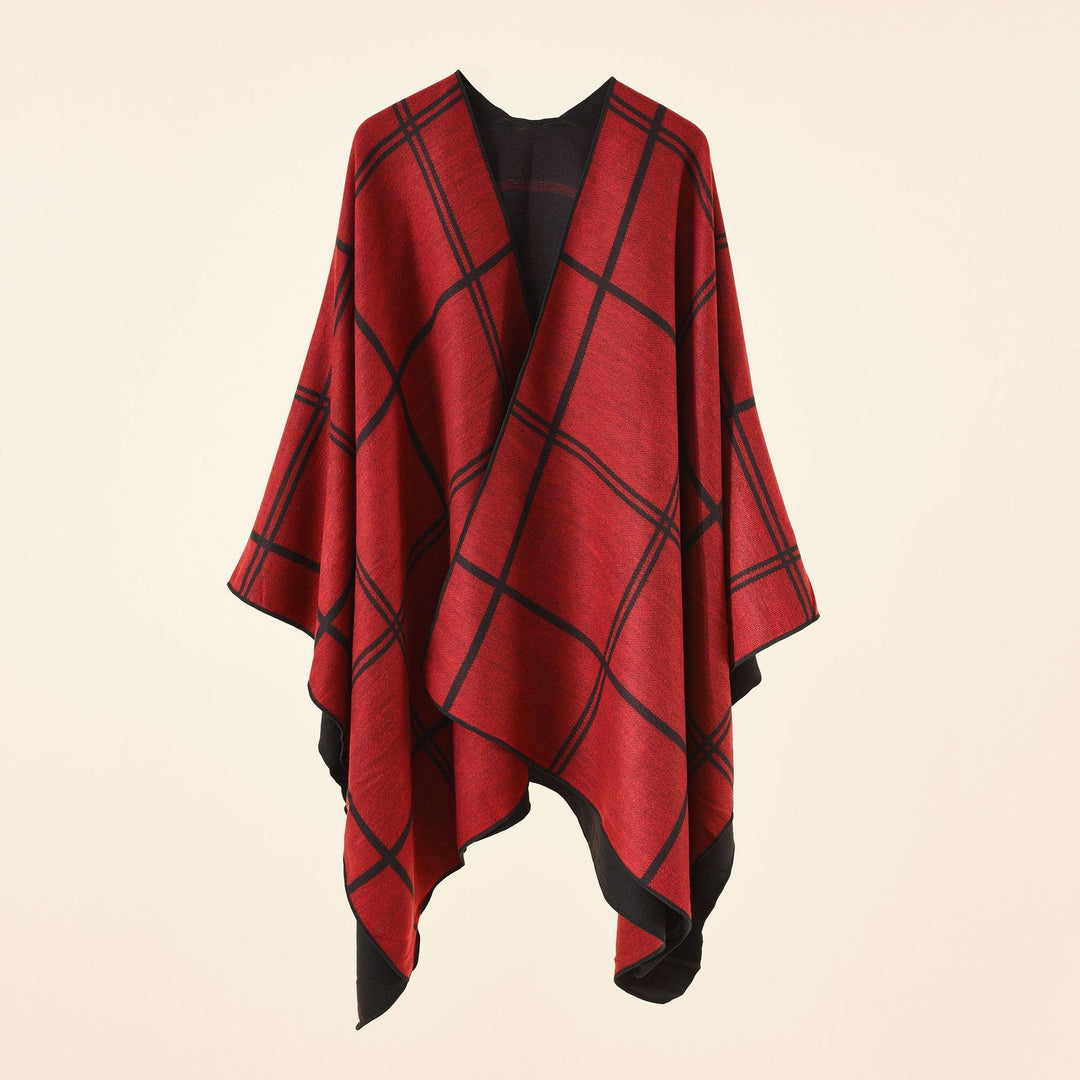 Damen Jacquard Poncho mit Paisley‑Muster Shop Nory