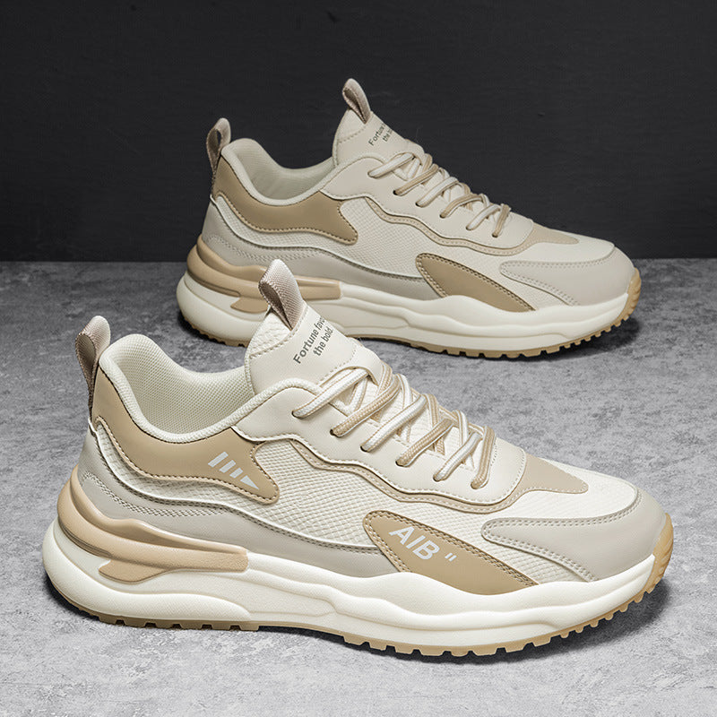 Herren Casual‑Straßen‑Sneaker mit mehrschichtiger Gummiplattform und atmungsaktiven Mesh‑Overlays Shopy Nory
