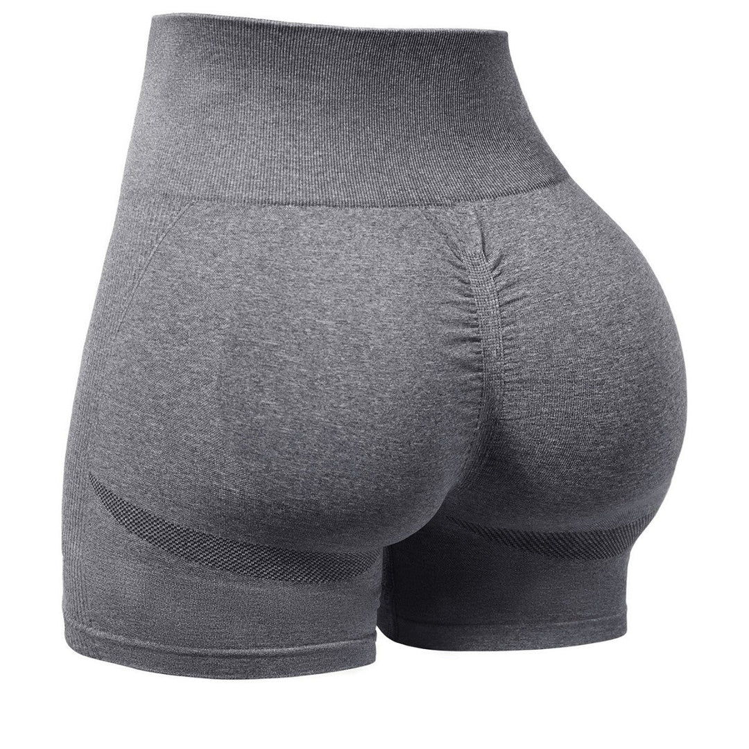 Damen Hochbundige Fitness Shorts mit innovativer FormgShopnoryung