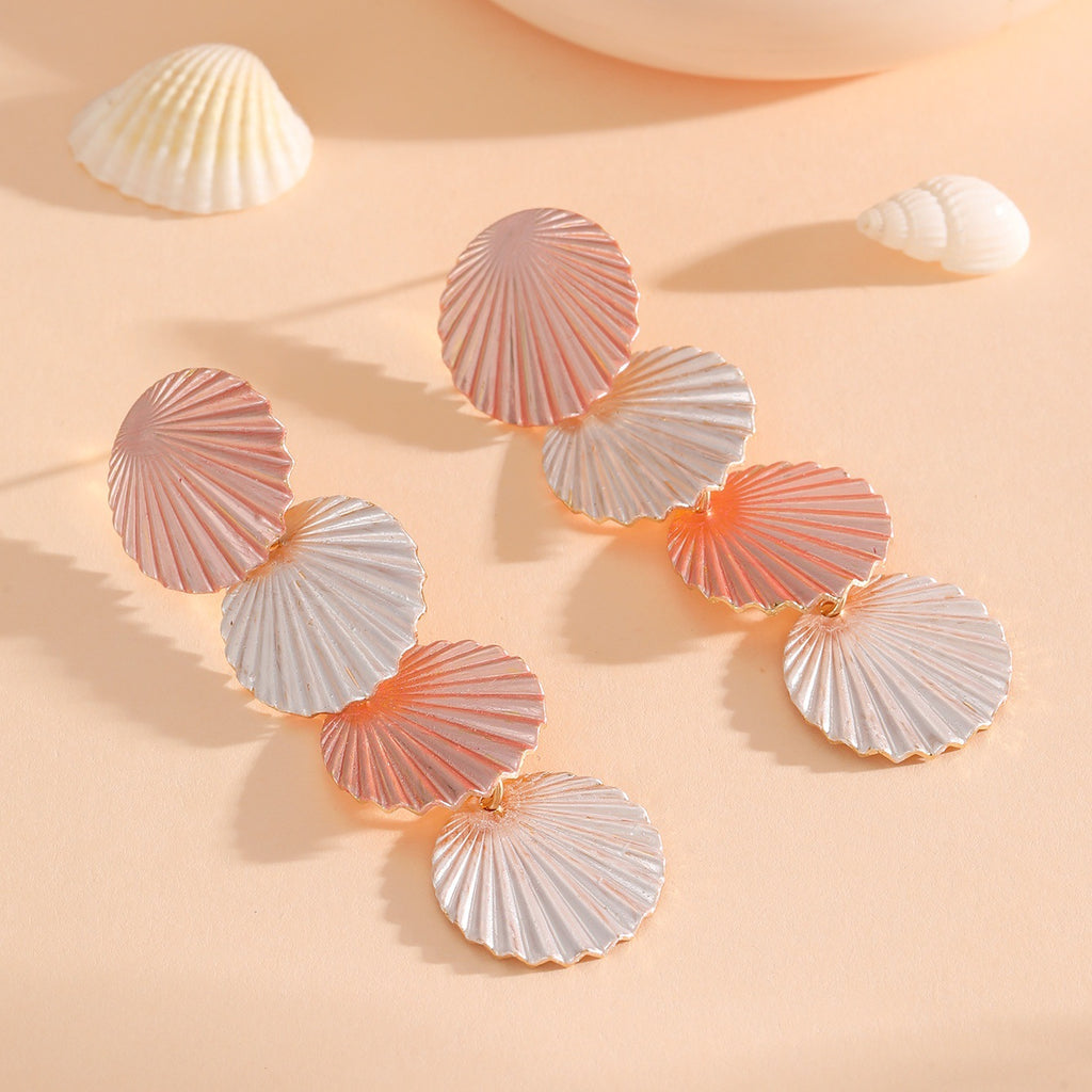 Damen Ohrringe im maritimen Muschel-Design Shop Nory