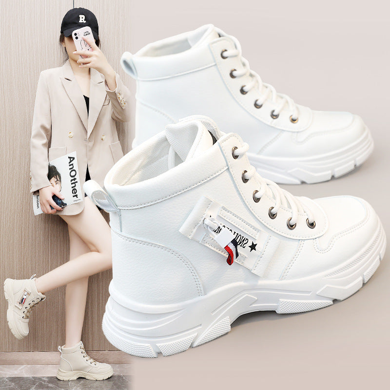 Damen High-Top Sneakers mit dämpfender Sohle und trendigem Design