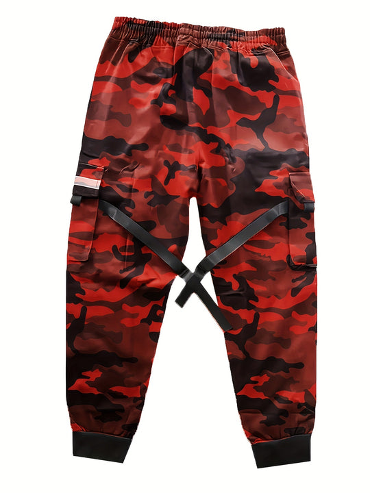 Herren Utility‑Cargo‑Jogginghose mit elastischem Bund, verstellbaren Beinriemen & Multifachtaschen Shop Nory