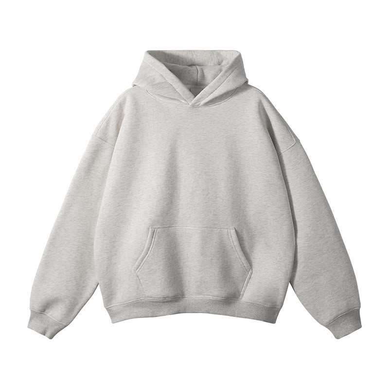Unisex Schlichter Oversize-Kapuzenpullover mit Soft-Fleece-Innenseite und tiefer Raglannaht Shop Nory