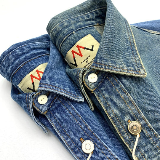 Herren Relaxed Denim-Hemdjacke mit aufgesetzten Brusttaschen und gerundetem Saum Shop Nory