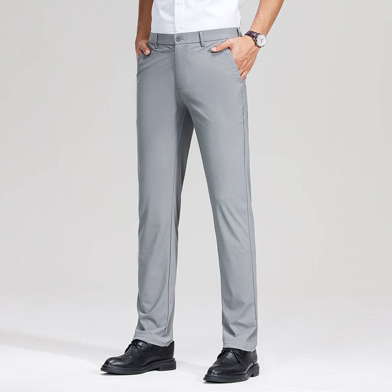 Herren Schlanke Business‑Stretchhose mit Bügelfalte und Komfortbund Shop Nory