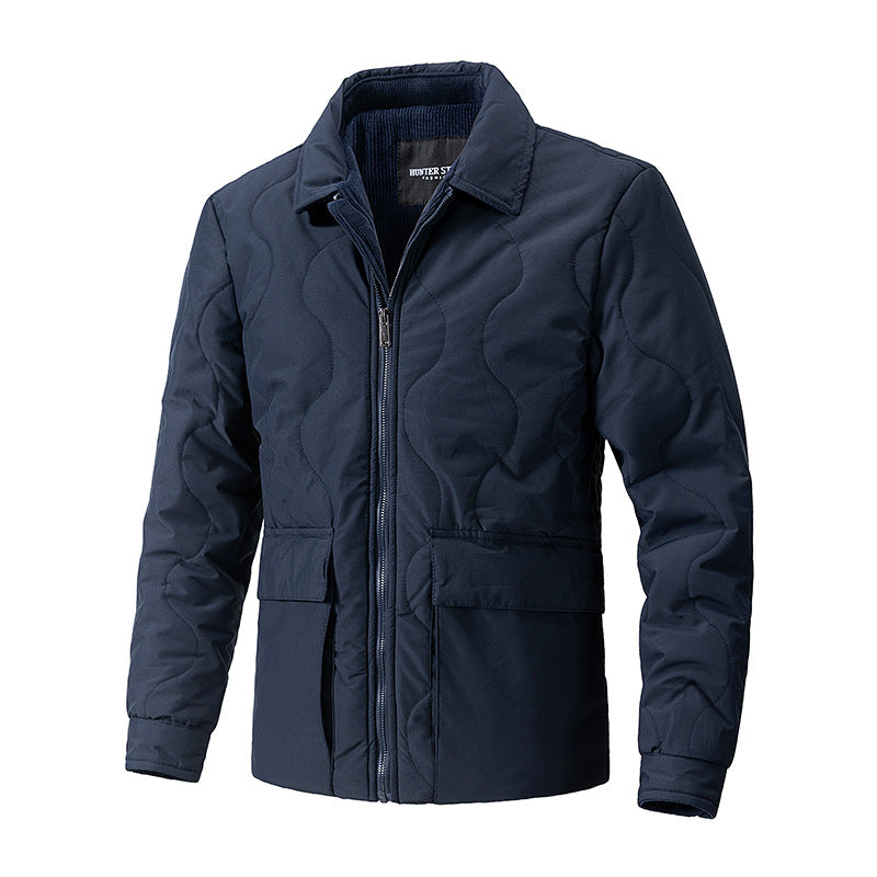 Herren gesteppte Thermo-Fieldjacke mit Reißverschluss Shop Nory