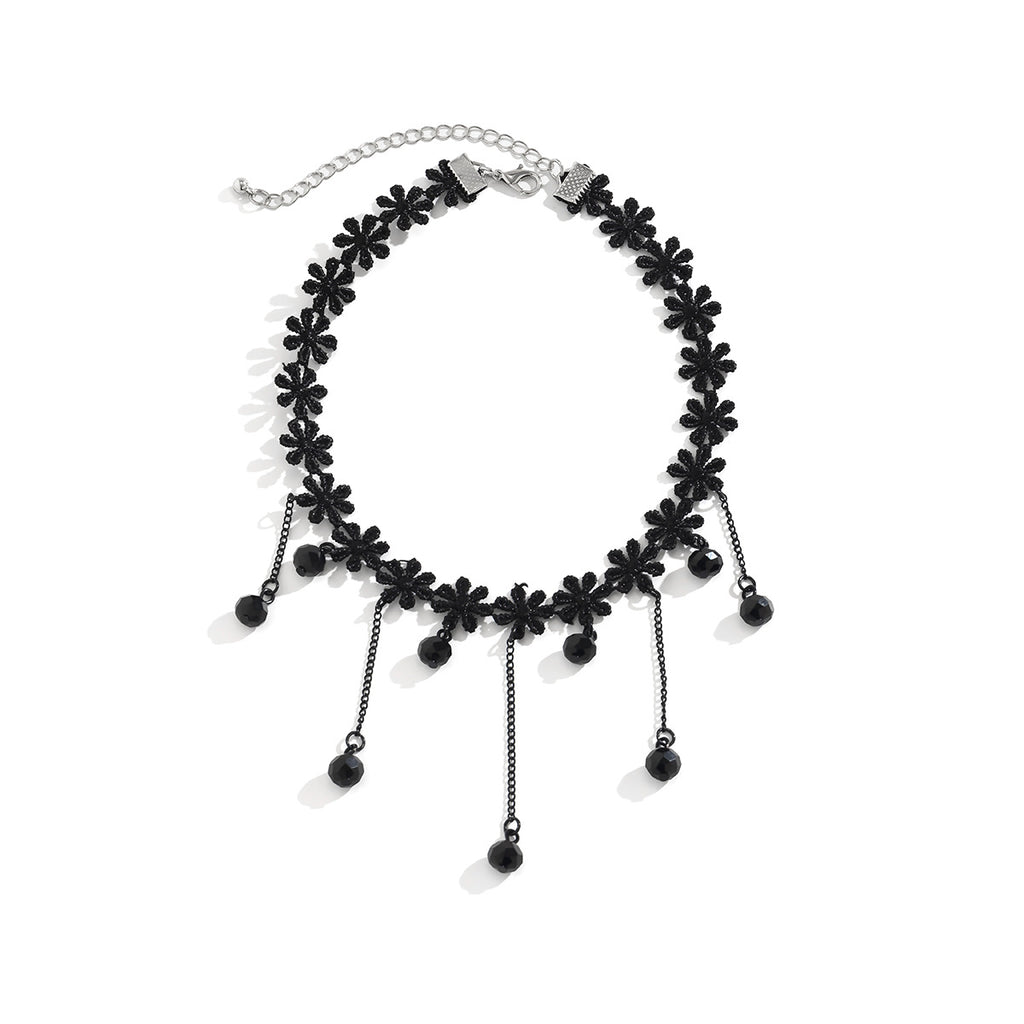 Damen Spitzen Choker Halskette mit Anhängern Shop Nory
