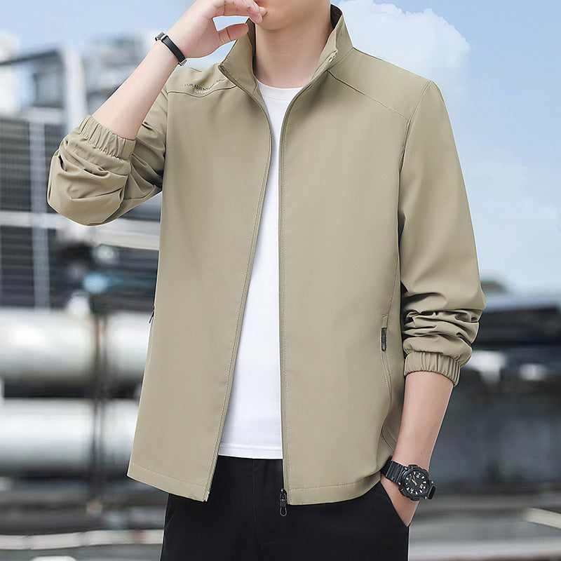 Herren Sportliche Freizeitjacke mit hohem Kragen Shop Nory