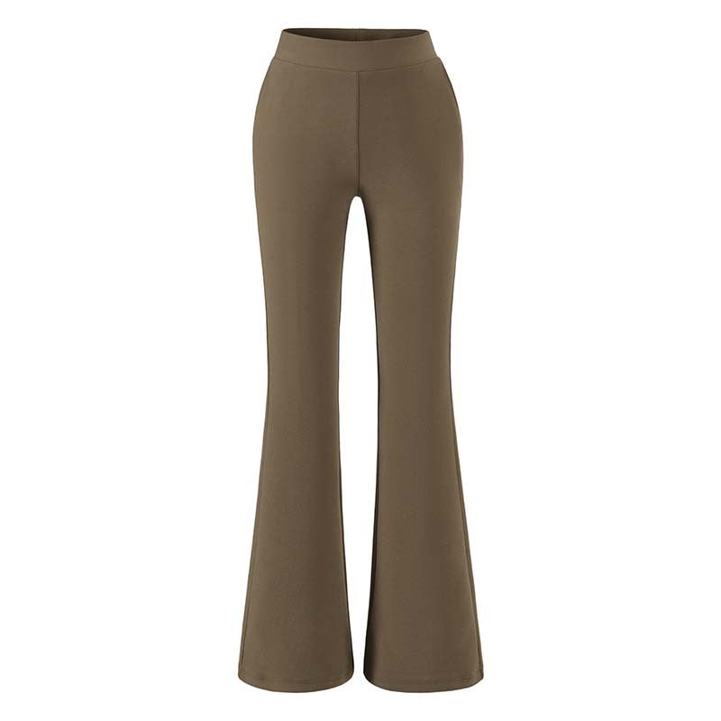 Damen hochtaillierte Stretch‑Schlaghose mit weitem Bootcut‑Schnitt Shop Nory