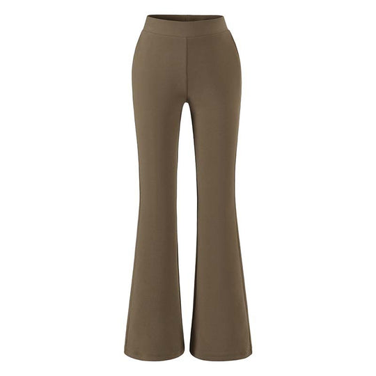 Damen hochtaillierte Stretch‑Schlaghose mit weitem Bootcut‑Schnitt Shop Nory
