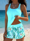 Damen Sport-Tankini mit passendem Badeshorts ShopNory