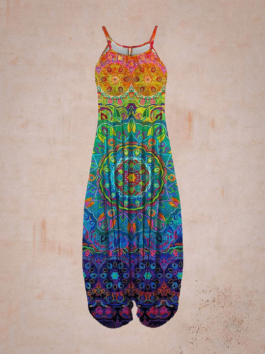 Damen Jumpsuit mit astrologischem Print Shopnory