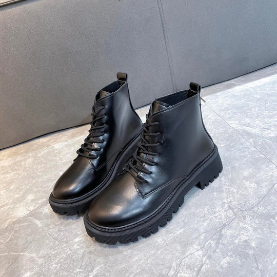 Damen Plateau-Schnürstiefelette mit robuster Profilsohle Shop Nory