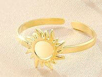 Damen Ring mit elegantem, organischem Design Shop Nory
