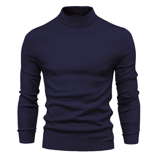Herren stilvoller Rollkragenpullover aus weicher Merinowolle ShopNory