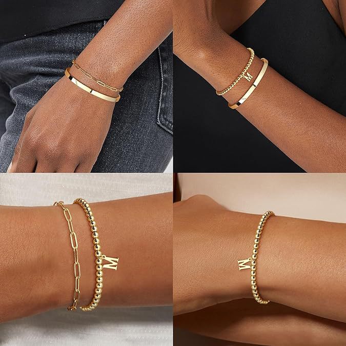 Damen Armreif-Set mit personalisierten Anhängern Shop Nory
