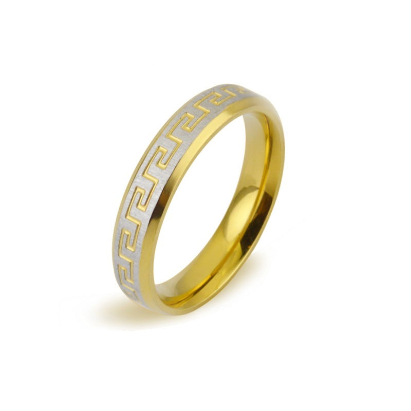 Herren Ring mit stilvollem und kunstvollem Muster Shop Nory