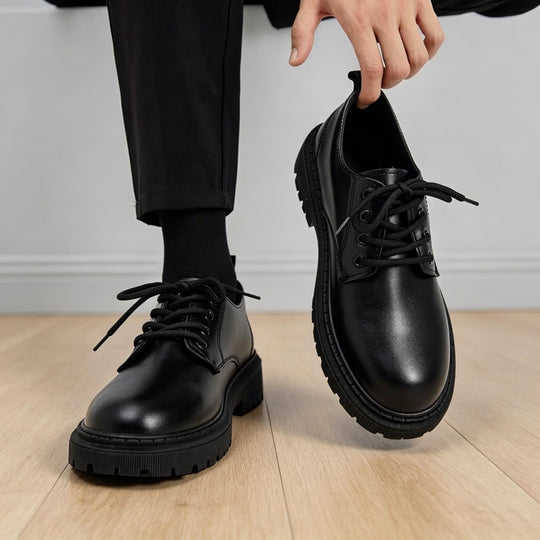 Herren Glänzende Lederschuhe Shop Nory