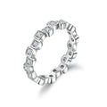 Damen Schmuckset mit Herzohrringen, funkelndem Ring und eleganter Halskette Shop Nory