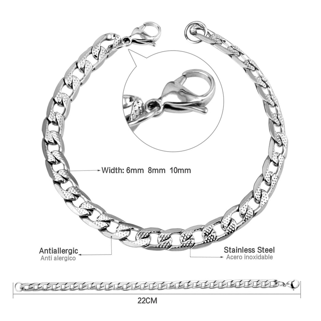 Damen Edelstahl Armband mit goldplattierten Akzenten Shop Nory