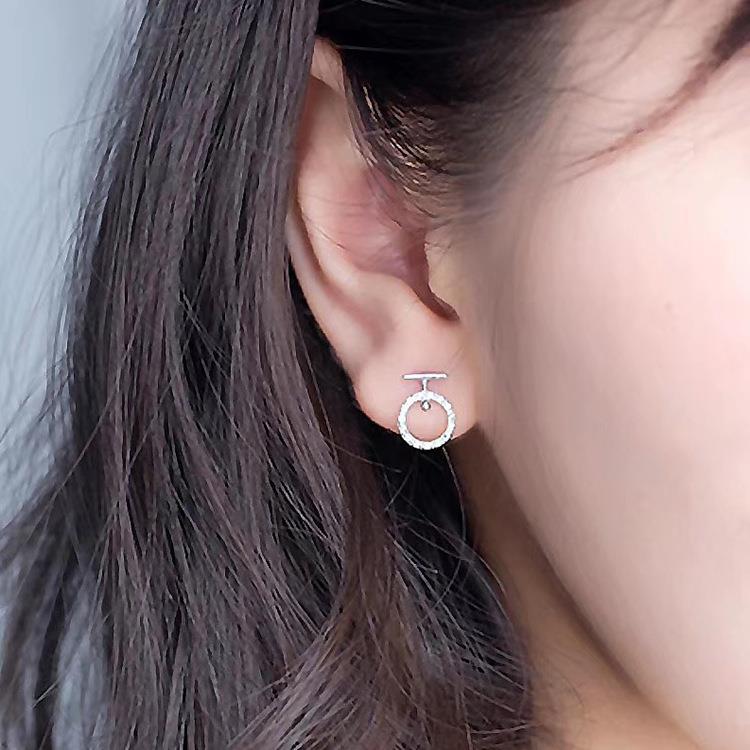 Damen Ohrringe mit funkelndem Zirkon und modernem Design Shop Nory