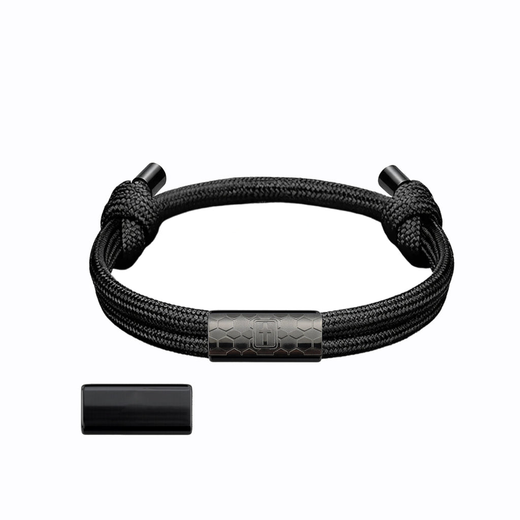 Herren elegantes Paracord-Armband mit innovativem Verschluss Shop Nory