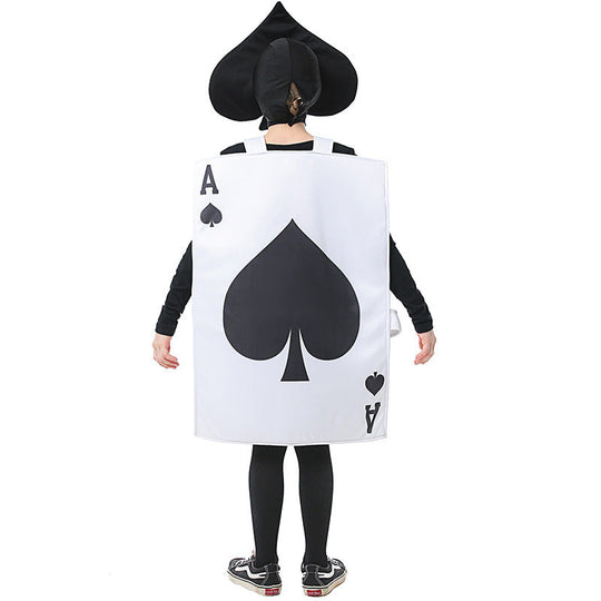 Kartenkostüm für Herren mit detailliertem Design und Trägern Shop Nory