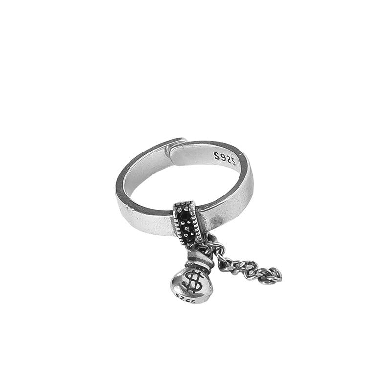 Damenring mit modernem Anhänger und kreativen Details Shop Nory