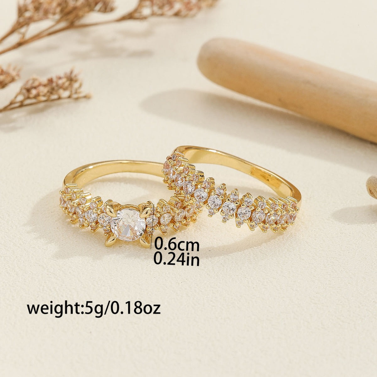 Damen eleganter Ring mit funkelnden Zirkonia Shop Nory
