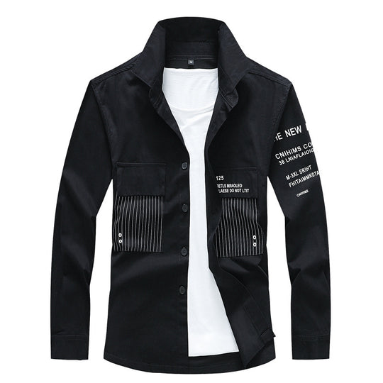 Herren Moderne Utility-Hemdjacke Shop Nory