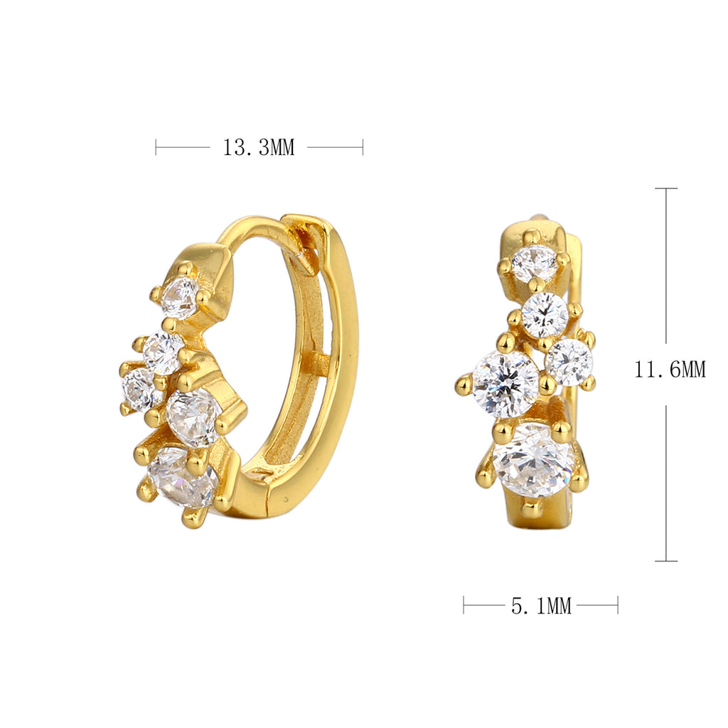 Damen Ohrhänger mit funkelnden Zirkon-Details und elegantem Design Shop Nory