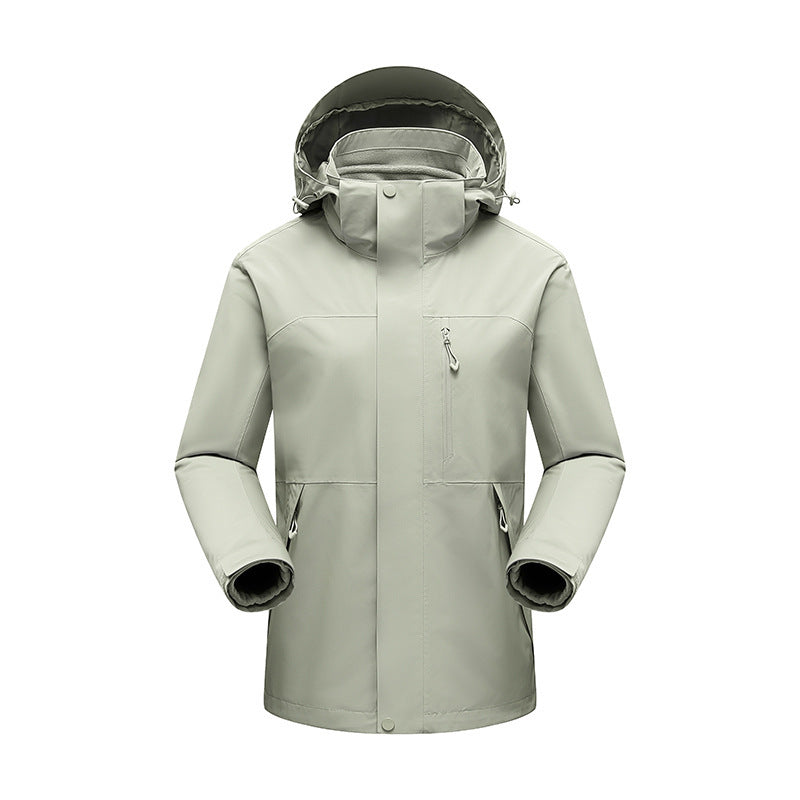 Herren Wasserabweisender Winterparka mit abnehmbarer Kapuze und getapten Nähten Shop Nory