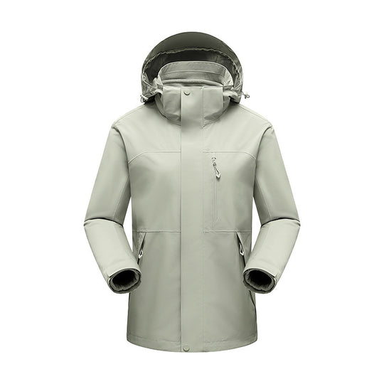 Herren Wasserabweisender Winterparka mit abnehmbarer Kapuze und getapten Nähten Shop Nory