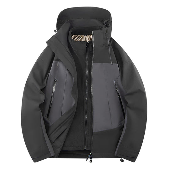 Herren zweilagige Softshell‑Outdoorjacke mit herausnehmbarem Fleece‑Innenlayer, wind‑ und wasserabweisend Shop Nory