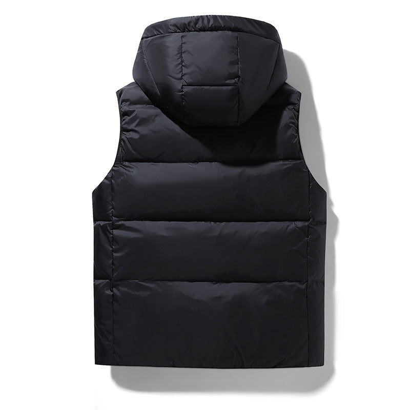 Herren Ärmellose gesteppte Thermoweste mit Kapuze und wasserabweisender Oberfläche Shop Nory