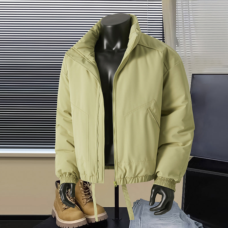 Herren Thermo‑isolierte Kurzblouson‑Jacke mit Stehkragen und Tunnelzugbund Shop Nory