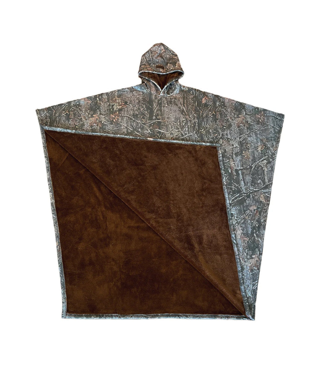 Unisex nan extra-großer Kapuzen-Poncho Kuschelüberwurf mit Mikrofleece-Innenfutter und Thermo-Wärmespeicher Shop Nory