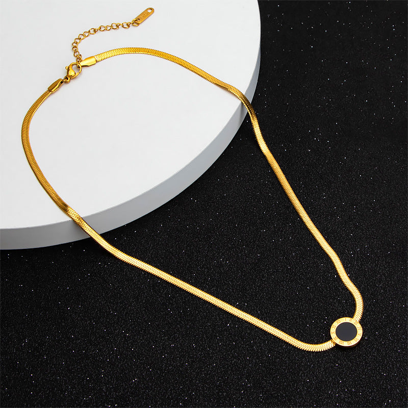 Damen elegante Halskette mit minimalistischem Anhänger Shop Nory