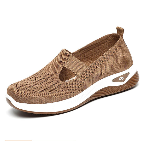 Damen nan leichte gestrickte Slipper mit orthopädischer Komfortsohle Shop Nory