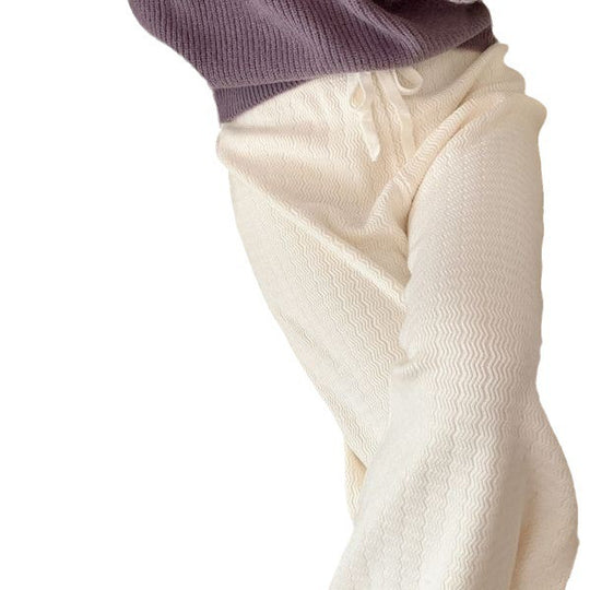 Damen Elegante weite Strickhose Shop Nory