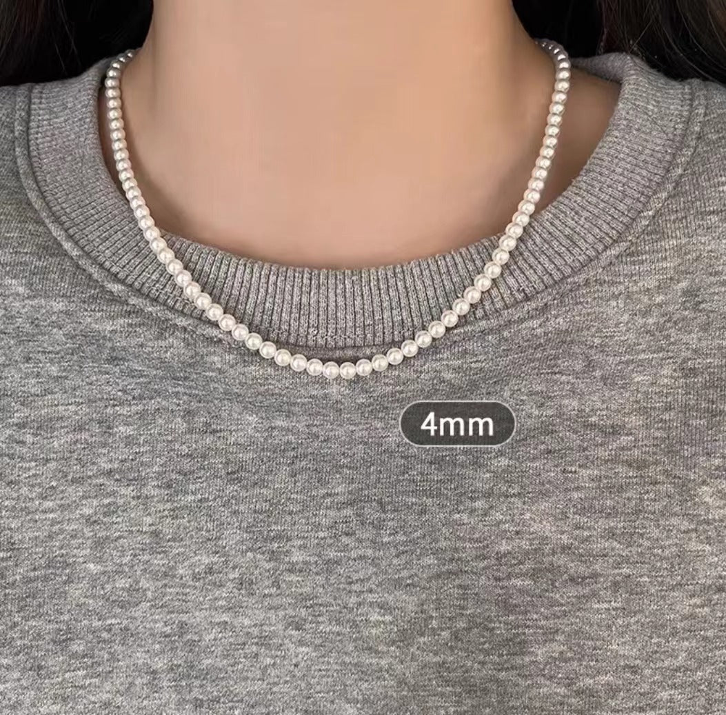Damen klassische Süßwasserperlenkette Shop Nory