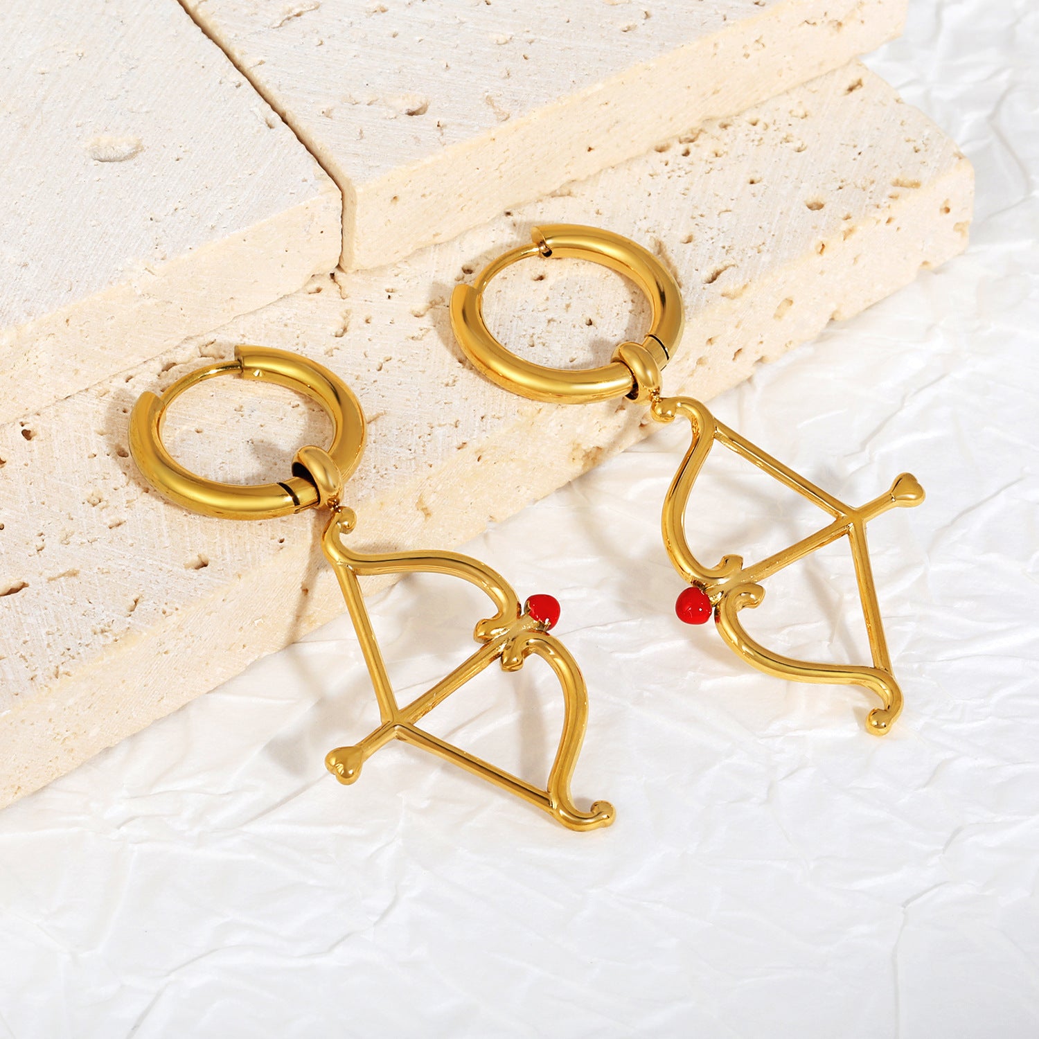 Damen Hängende Ohrstecker mit stilvollem Seepferdchen-Design Shop Nory
